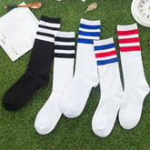 Retro Three Stripes Cotton Socks